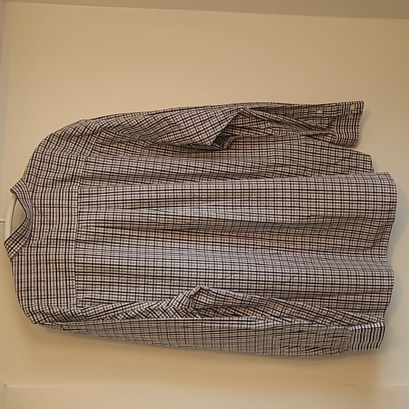 Villanova .. Mens‎ Long Sleeve Button Down .. Plaid XXXL .. Cutter & Buck - Picture 4 of 5